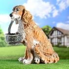 Садовая фигура "Собака кокер-спаниель с корзиной в зубах" 54см МИКС - Фото 2