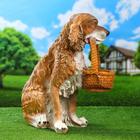 Садовая фигура "Собака кокер-спаниель с корзиной в зубах" 54см МИКС - Фото 7