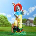 Садовая фигура "Заяц фермер" 23х18х51см - Фото 2