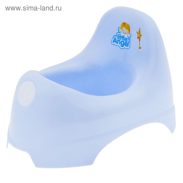 Горшок детский, цвет пастельно-голубой - Фото 1