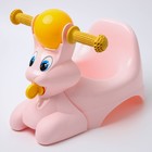 Горшок детский в форме игрушки «Зайчик Lapsi», цвет розовый - фото 3137760