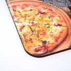 Доска разделочная "Пицца" 18,2×28×0,6 см - фото 7414738