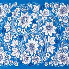 Доска разделочная с ручками Дарим Красиво «Гжель», 36×28 см, дерево, голубая - Фото 4