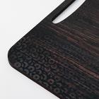 Разделочная доска-поднос "Серая древесина" 36х28 см - Фото 4