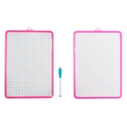 Доска для рисования двухсторонняя, с маркером-стиралкой, МИКС - Фото 5