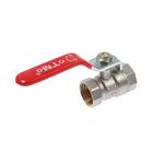 Кран шаровой OTMO, внутренняя/внутренняя резьба 1/2", ручка, никелированная латунь 4864328