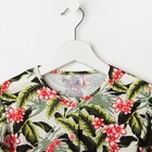 Комбинезон для девочки «Экзотика», цвет белый, рост 122 см - Фото 2