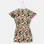 Комбинезон для девочки «Экзотика», цвет белый, рост 122 см - Фото 3