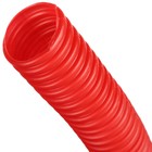 Труба гофрированная STOUT, d=32, без протяжки, бухта 50 м, красная - Фото 3
