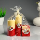 Набор свечей ароматических "Ваниль- клубника" 3 шт - Фото 4