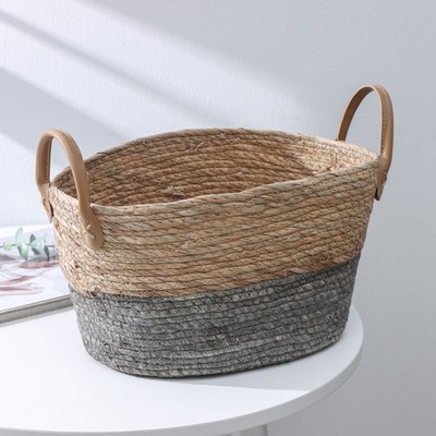 Корзина для хранения плетёная ручной работы Доляна «Свит», 33×25×19 см