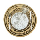 Салфетка сервировочная на стол Доляна «Африка», 38×38 см, чёрная - Фото 2