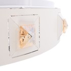 Люстра c ПДУ 661620 LED 90Вт 3 режима 3000-6000К диммер белый 50х50х9 см - Фото 7