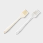 Кисть кухонная Доляна «Гранит», силикон, 21 см, оттенок МИКС - Фото 5