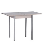 Стол ломберный «Мини», 500(1000)×590×750 мм, цвет металик серый/ясень шимо светлый 4863426