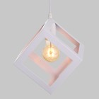 Светильник BayerLux Подвес «Квадрат» 1×40 Вт E27 белый 16×16×116 см - Фото 2