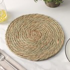 Салфетка сервировочная на стол SL Home «Жгут», d=27 см - Фото 2