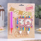 Подарочный набор «С Днем Рождения» из 2ух предметов: свеча-фонтан и свеча- ГИГАНТ цифра 30 - Фото 5