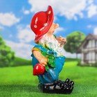 Садовая фигура "Гном с редиской" 54х33см - Фото 2