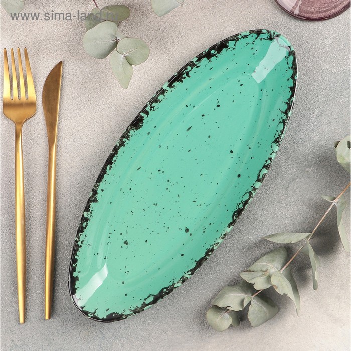 Блюдо для рыбы Smeraldo, 11,5×28 см - Фото 1