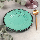 Блюдце универсальное Smeraldo, d=15 см, цвет бирюзовый - Фото 2