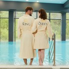 Халат махровый мужской King, размер 56-58, 100% хлопок - Фото 2