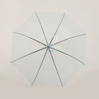 Зонт - трость полуавтоматический, 8 спиц, R = 46 см, цвет МИКС - фото 9879603