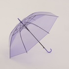 Зонт - трость полуавтоматический, 8 спиц, R = 46 см, цвет МИКС - фото 9674217