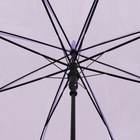 Зонт - трость полуавтоматический, 8 спиц, R = 46 см, цвет МИКС - фото 9674219