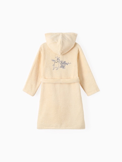 Халат махровый детский "Follow me" р-р 30 (98-104 см), бежевый