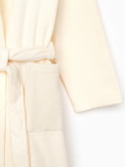 Халат махровый детский "Follow me" р-р 30 (98-104 см), бежевый