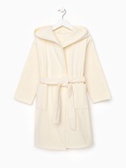 Халат махровый детский Этель Follow me, размер 30 (98-104 см), бежевый - Фото 10