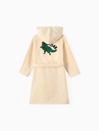 Халат махровый детский «Этель. Динозавр», размер 30, бежевый - Фото 6