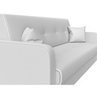 Прямой диван «Надежда», механизм книжка, экокожа, цвет белый - Фото 4