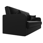 Прямой диван «Надежда», механизм книжка, экокожа, цвет чёрный - Фото 3