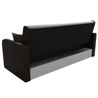 Прямой диван «Надежда», механизм книжка, экокожа, цвет коричневый 4915475