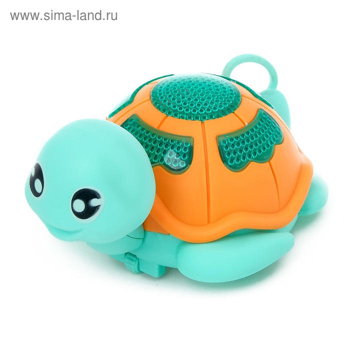 Игрушка заводная «Черепаха», световые эффекты, цвета МИКС - Фото 1