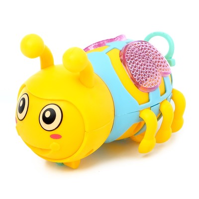 Игрушка заводная «Пчела», световые эффекты, цвета МИКС