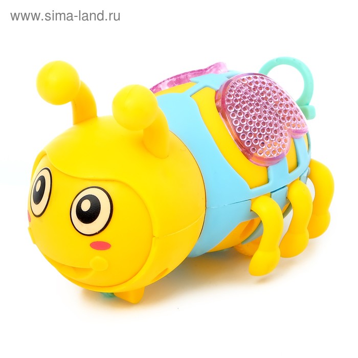 Игрушка заводная «Пчела», световые эффекты, цвета МИКС - Фото 1