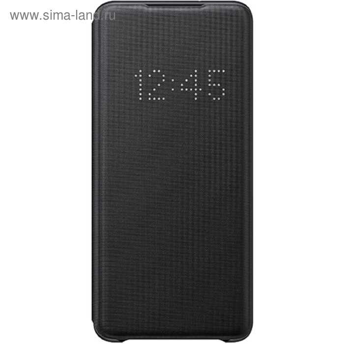 Чехол флип-кейс для Samsung Galaxy S20+ Smart LED View Cover  (EF-NG985PBEGRU), черный - Фото 1