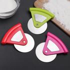 Нож для пиццы и теста «Бегунок», d=7.5 см, нержавеющая сталь, цвет МИКС - Фото 4