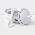 Сервиз столовый Добрушский завод «Гуси», 48 предметов, фарфор, белый - Фото 19