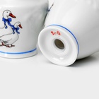 Сервиз столовый Добрушский завод «Гуси», 48 предметов, фарфор, белый - Фото 27