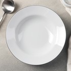 Тарелка фарфоровая глубокая «Палитра», 230 мл, d=20 см, белая - фото 4303648