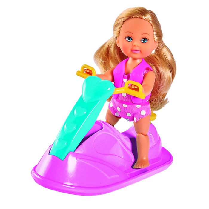 Кукла «Еви» 12 см, в купальнике на водном скутере - фото 1908550440