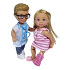 Набор: куклы «Еви и Тимми», 12 см, на приеме у доктора - Фото 1