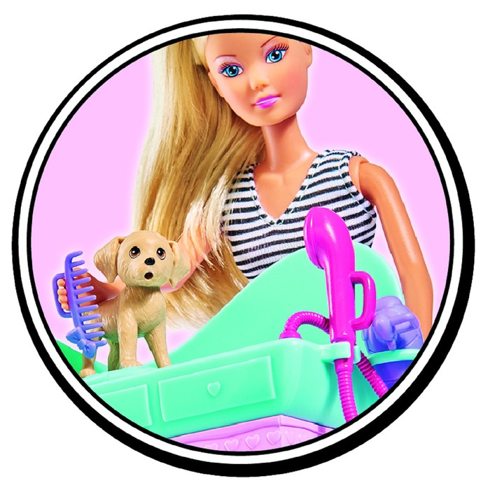 Кукла «Штеффи» с двумя собачками, 29 см - фото 1907092174