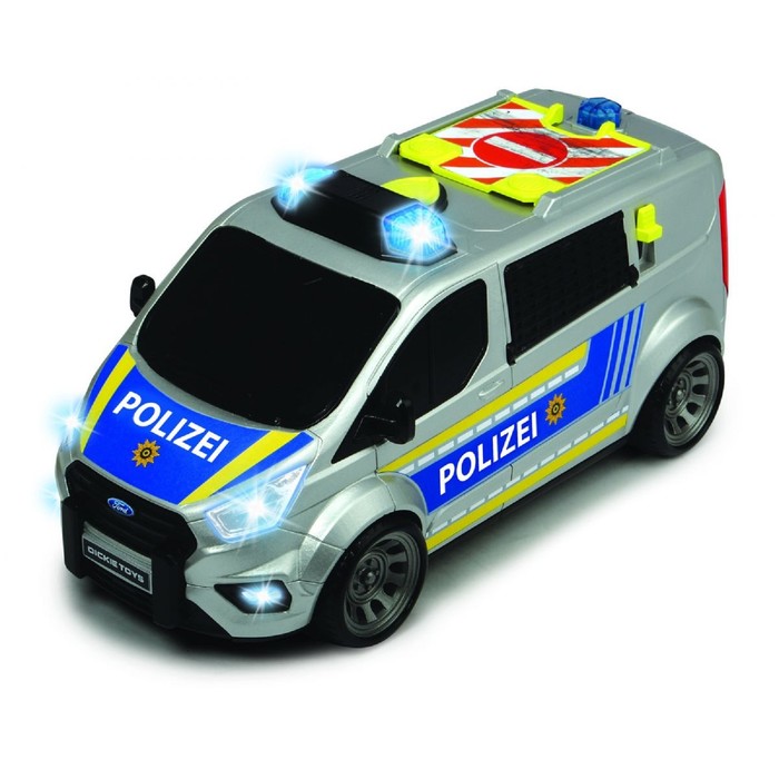 Полицейский минивэн Ford Transit, 28 см, световые и звуковые эффекты - фото 1907092273