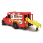 Машинка скорой помощи с носилками, 18 см, световые и звуковые эффекты - Фото 3