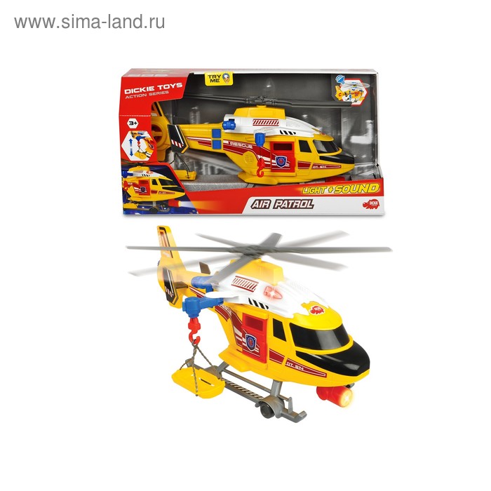 Спасательный вертолёт, 41 см, световые и звуковые эффекты